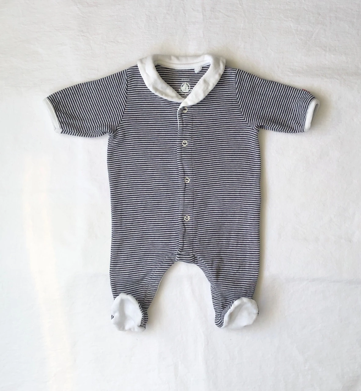 Thin Petit Bateau newborn pajamas – photo 2